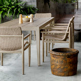 Weathered Relic Black/Brown Rustic Outdoor Planter