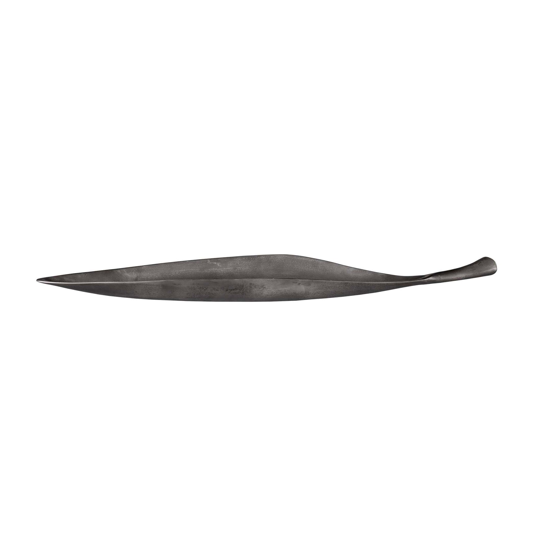 Leaflet Dark Nickel Outdoor Bowl