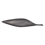 Leaflet Dark Nickel Outdoor Bowl