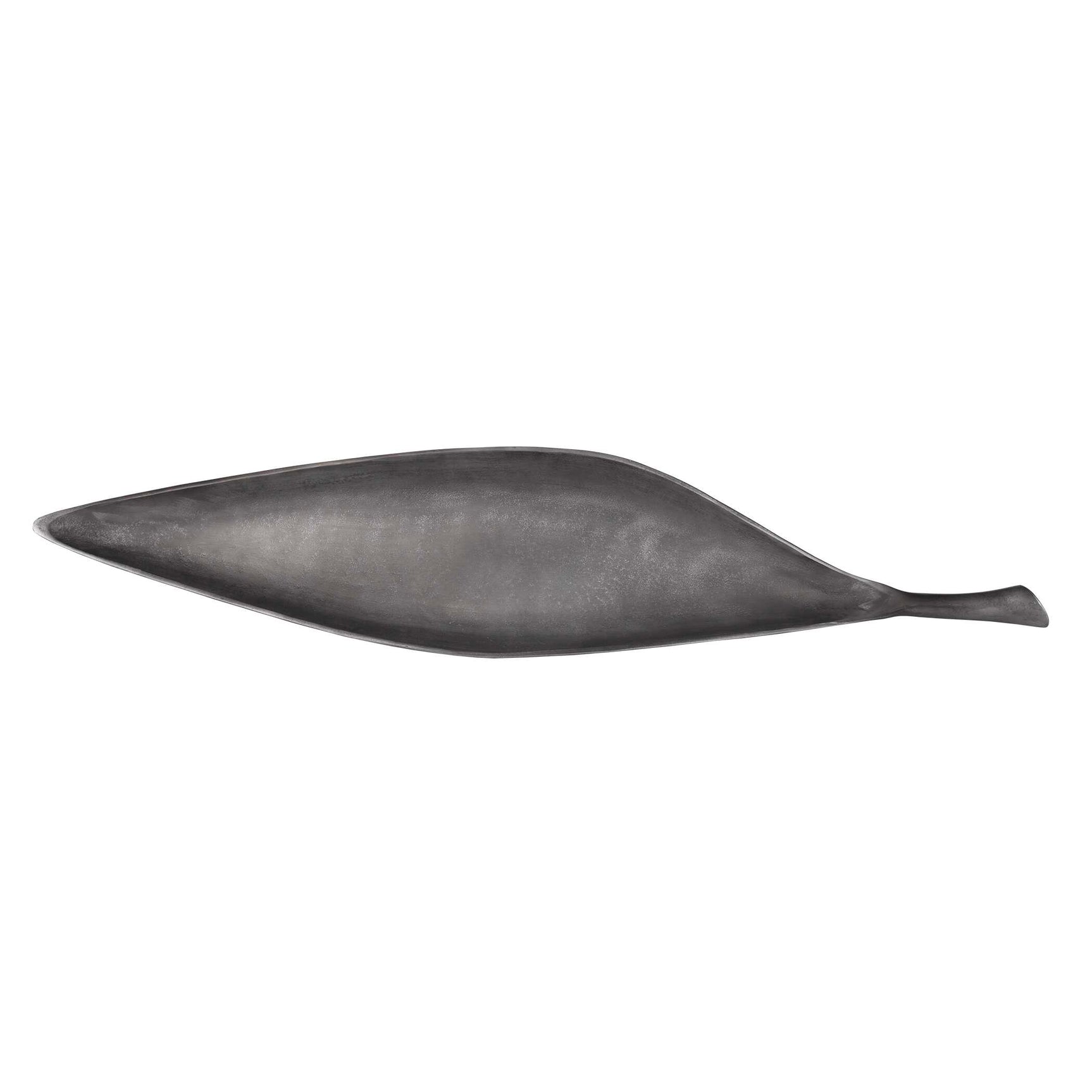 Leaflet Dark Nickel Outdoor Bowl