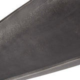 Leaflet Dark Nickel Outdoor Bowl
