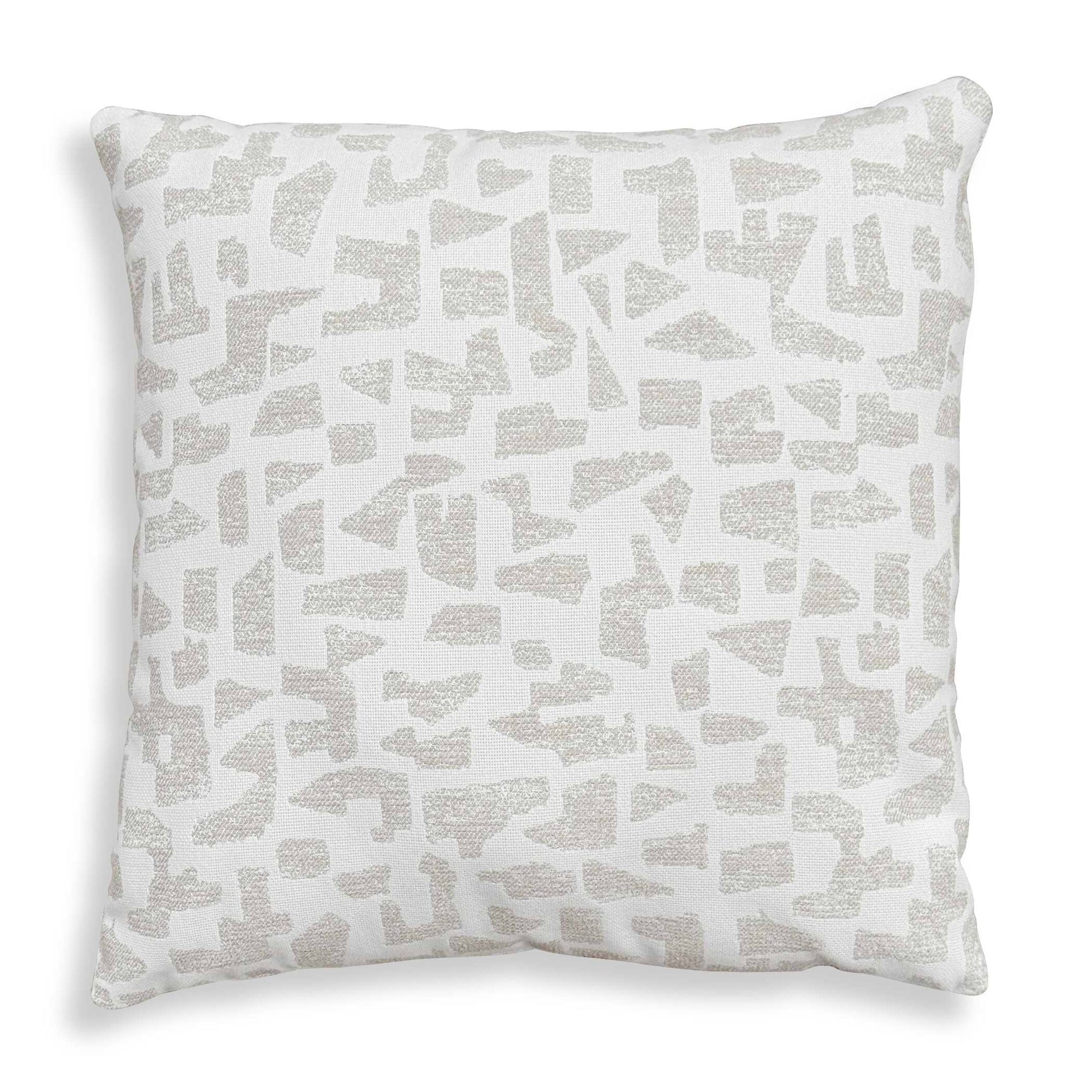 Scatter Brown/White Abstract Outdoor Pillow