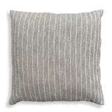 Involve Brown/White Outdoor Striped Pillow