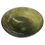 Veridian Shimmer Green Earthy Glass Bowl