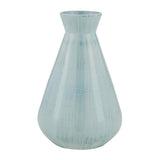 Flare Spire Blue Indoor-Outdoor Ceramic Vase