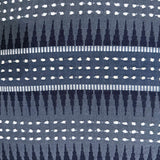 Backgammon Blue/Slate Outdoor Pillow