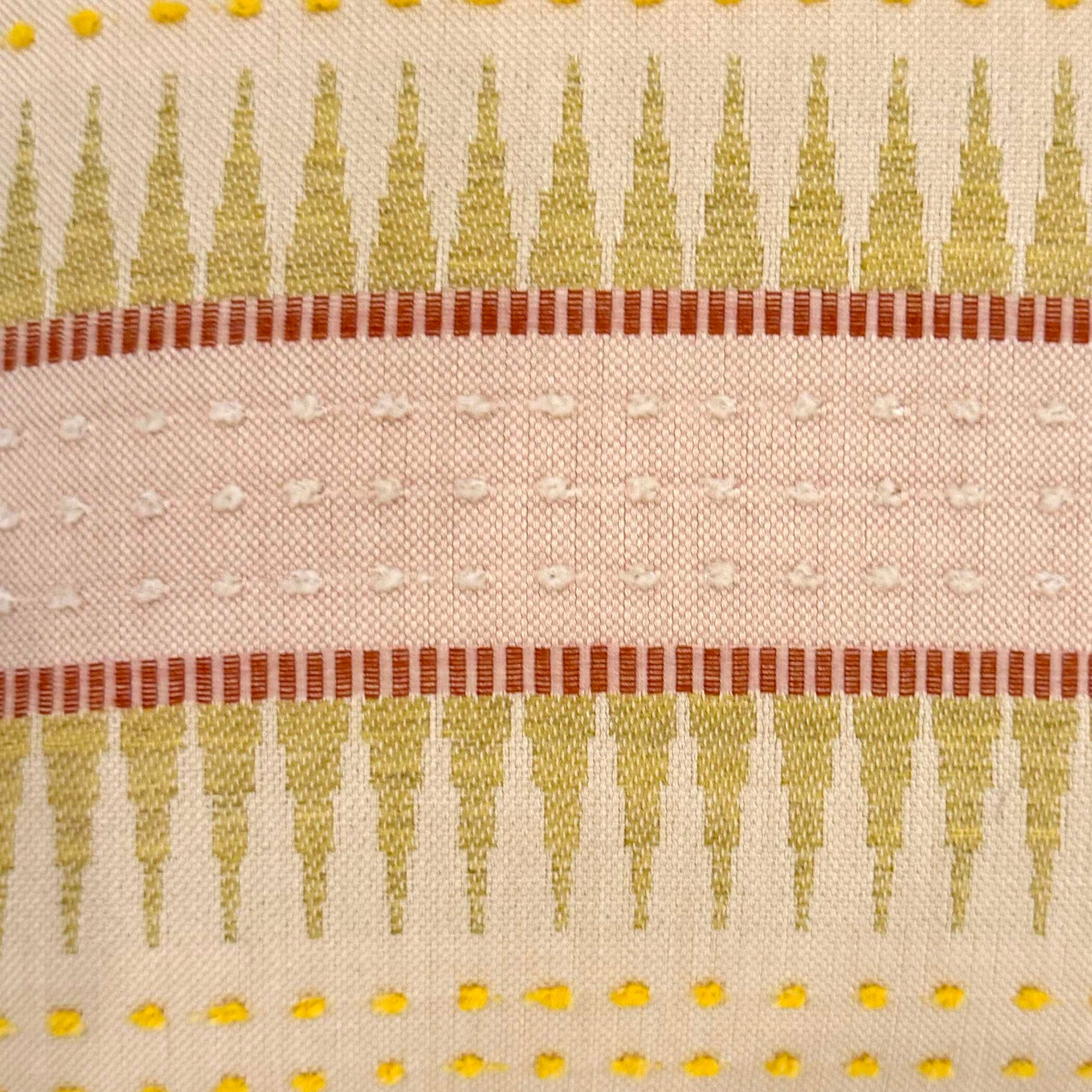 Backgammon Pink/Yellow Petal Outdoor Pillow