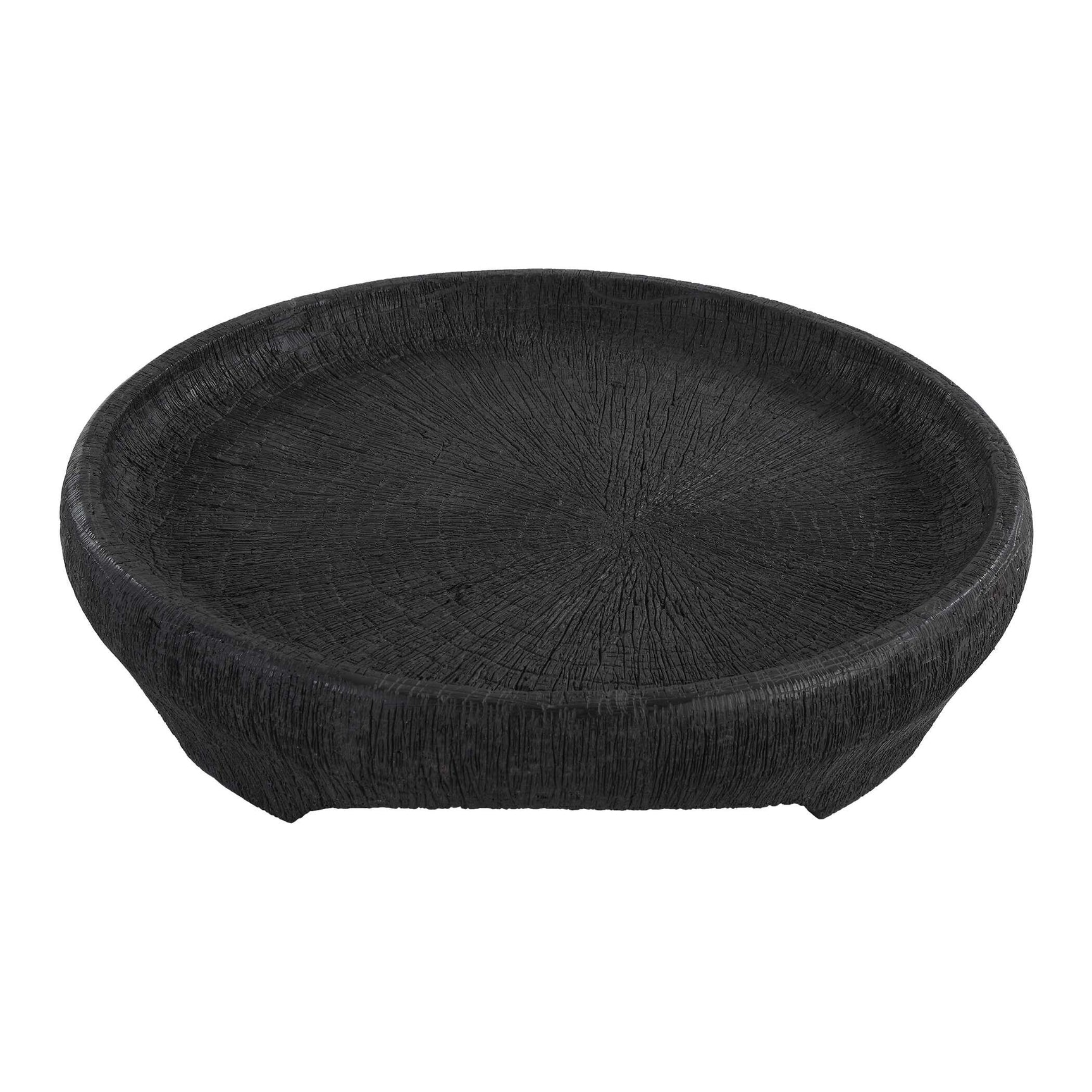 Resonance Black Indoor-Outdoor Resin Bowl