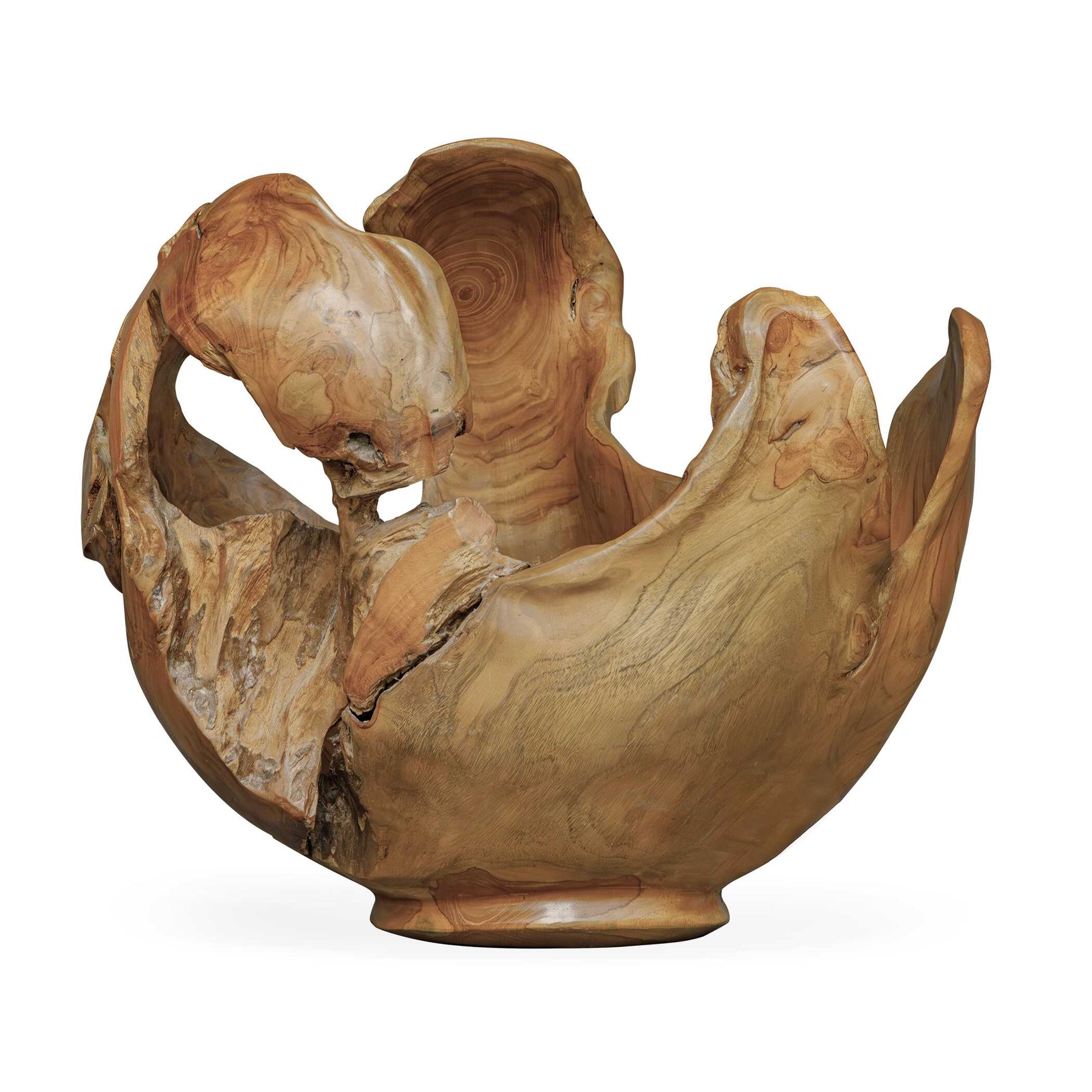 Arbor Teak Crest Indoor-Outdoor Bowl