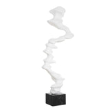 Flux White Indoor-Outdoor Sculpture