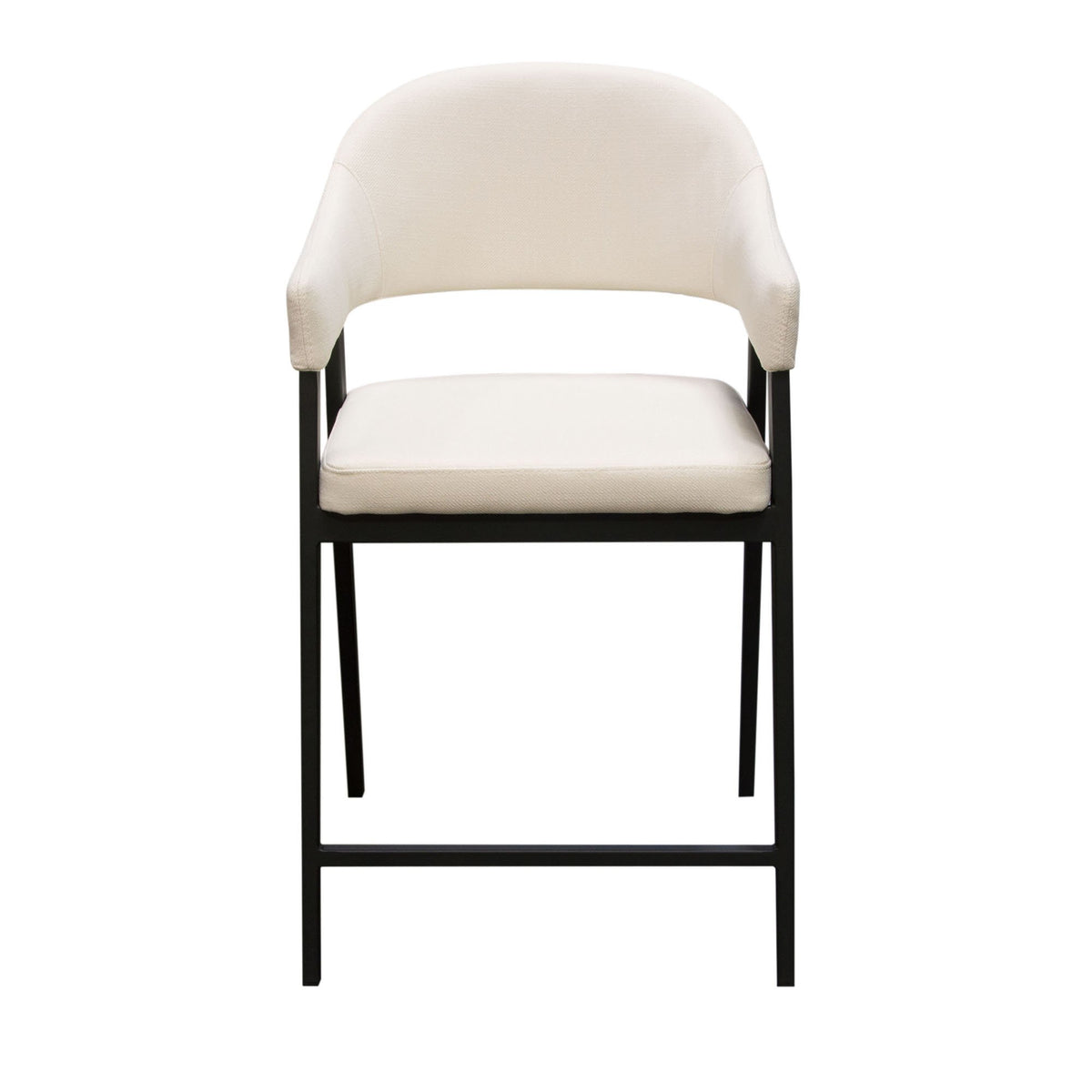 Adele Cream Fabric Dining Chair (Set of 2) - Ornate Home
