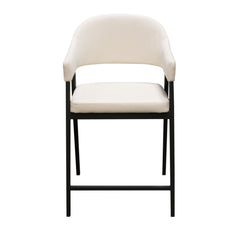 Adele Cream Fabric Dining Chair (Set of 2) - Ornate Home