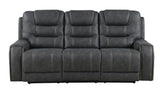 Tooele Graphite Fabric Dual Power Reclining Sofa