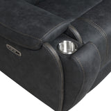 Tooele Graphite Fabric Dual Power Reclining Sofa