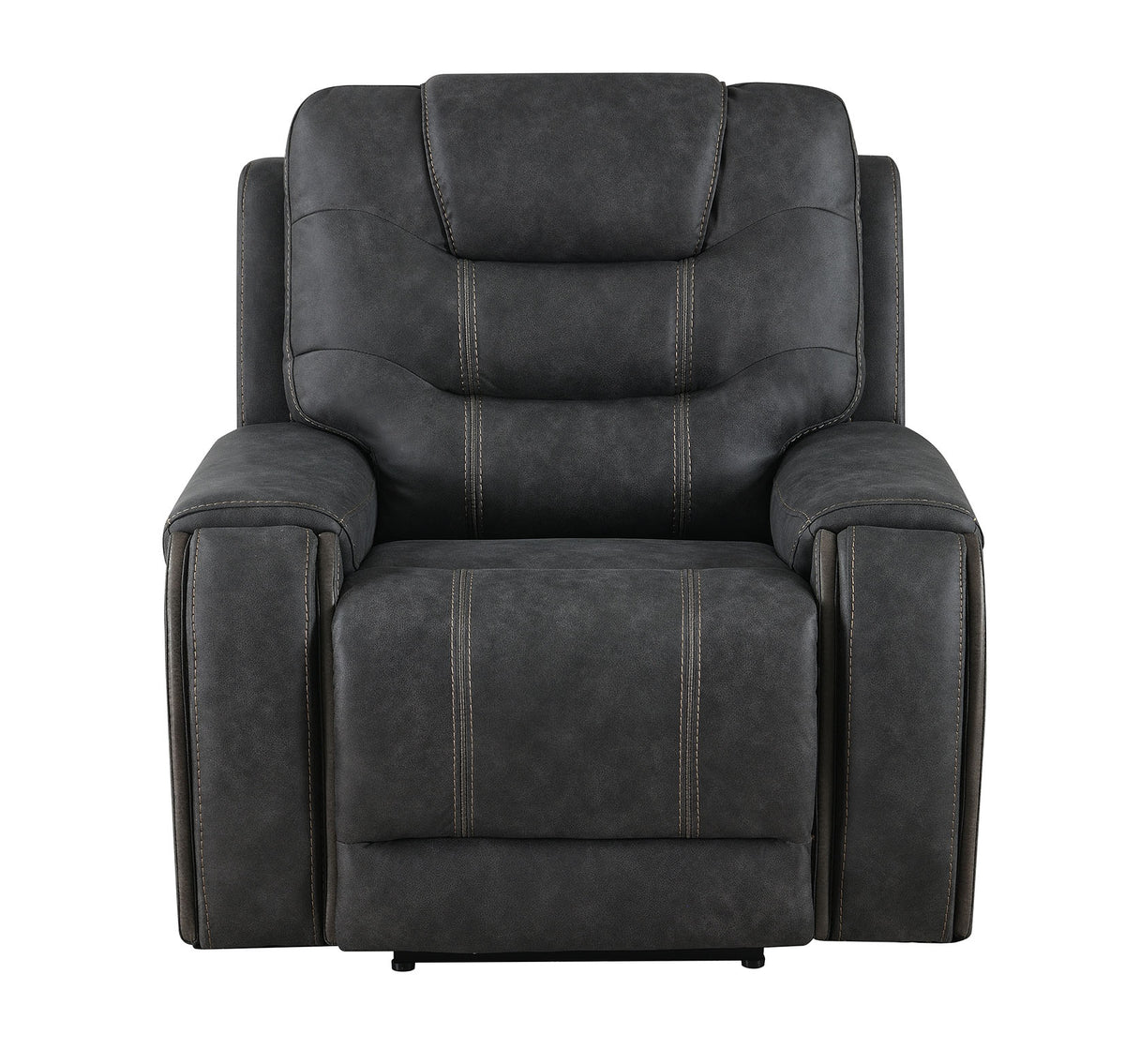 Tooele Graphite Fabric Dual Power Reclining Chair