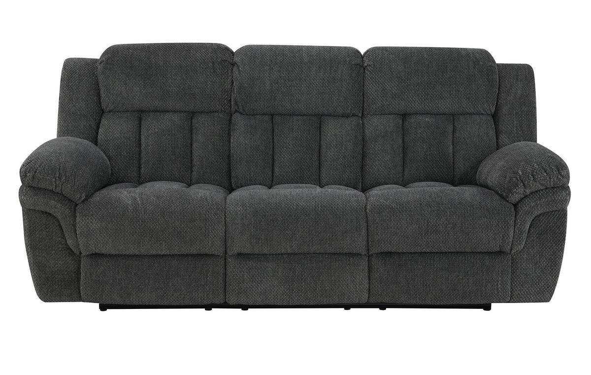 Lehi Gray Fabric Queen Sleeper Sofa & Reclining Loveseat