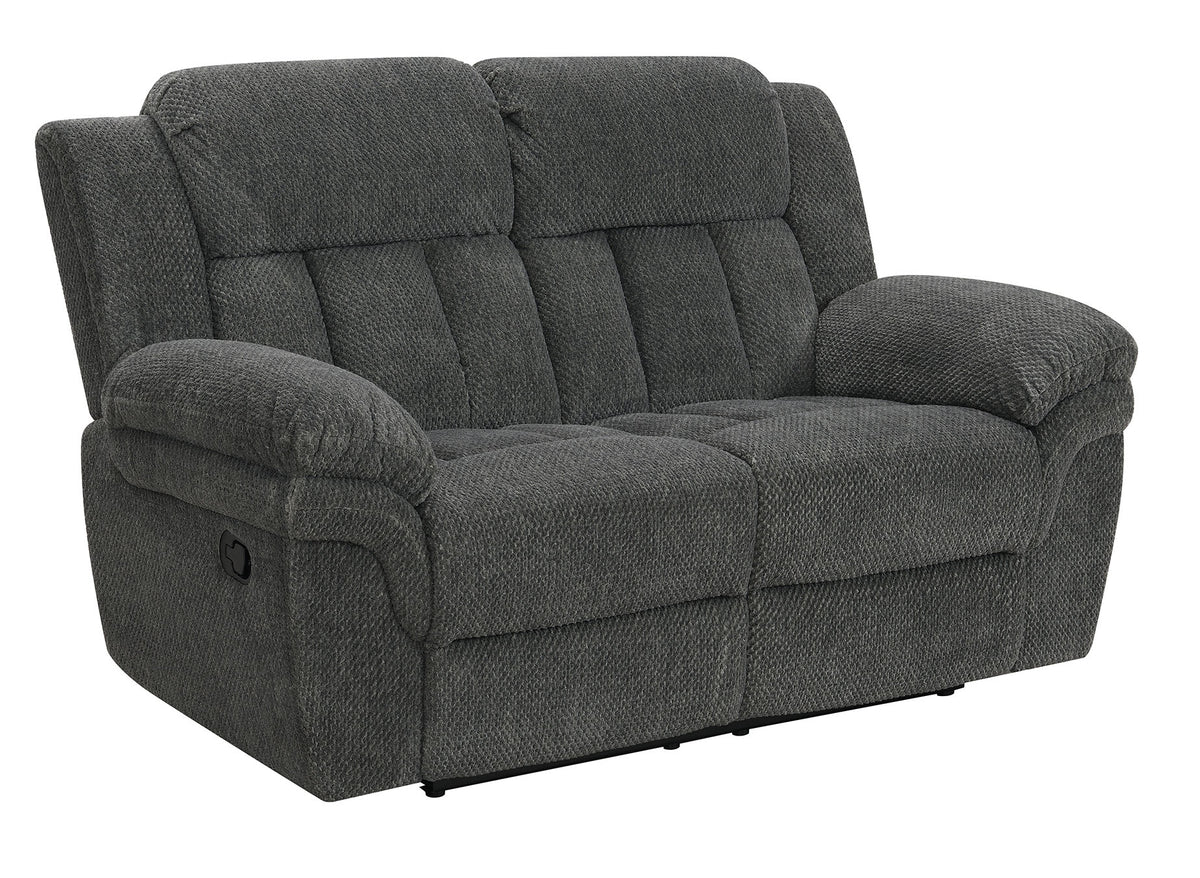 Lehi Gray Fabric Queen Sleeper Sofa & Reclining Loveseat