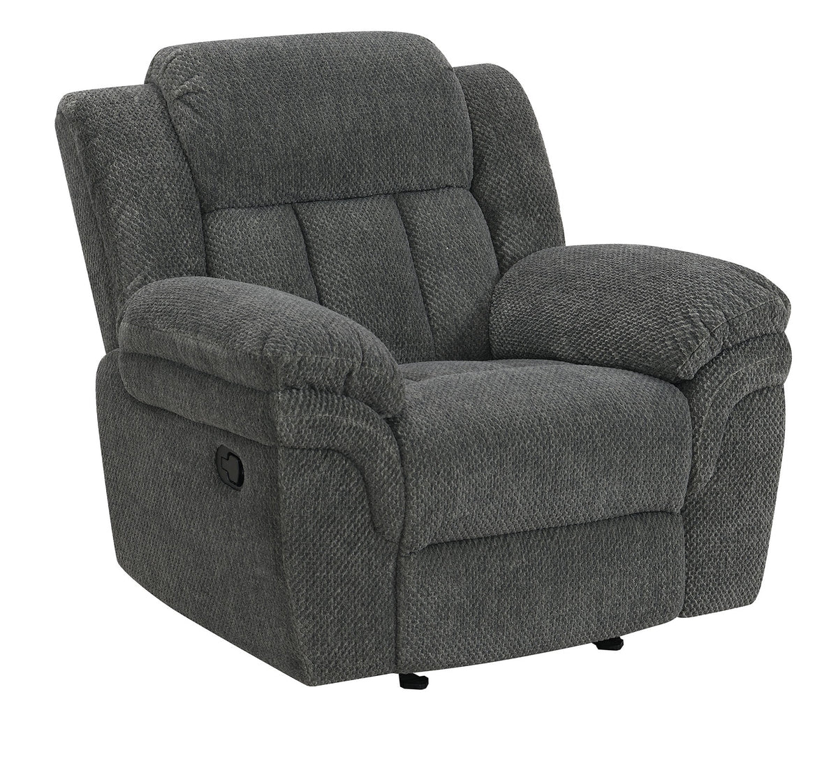 Lehi Gray Fabric Gliding Reclining Chair