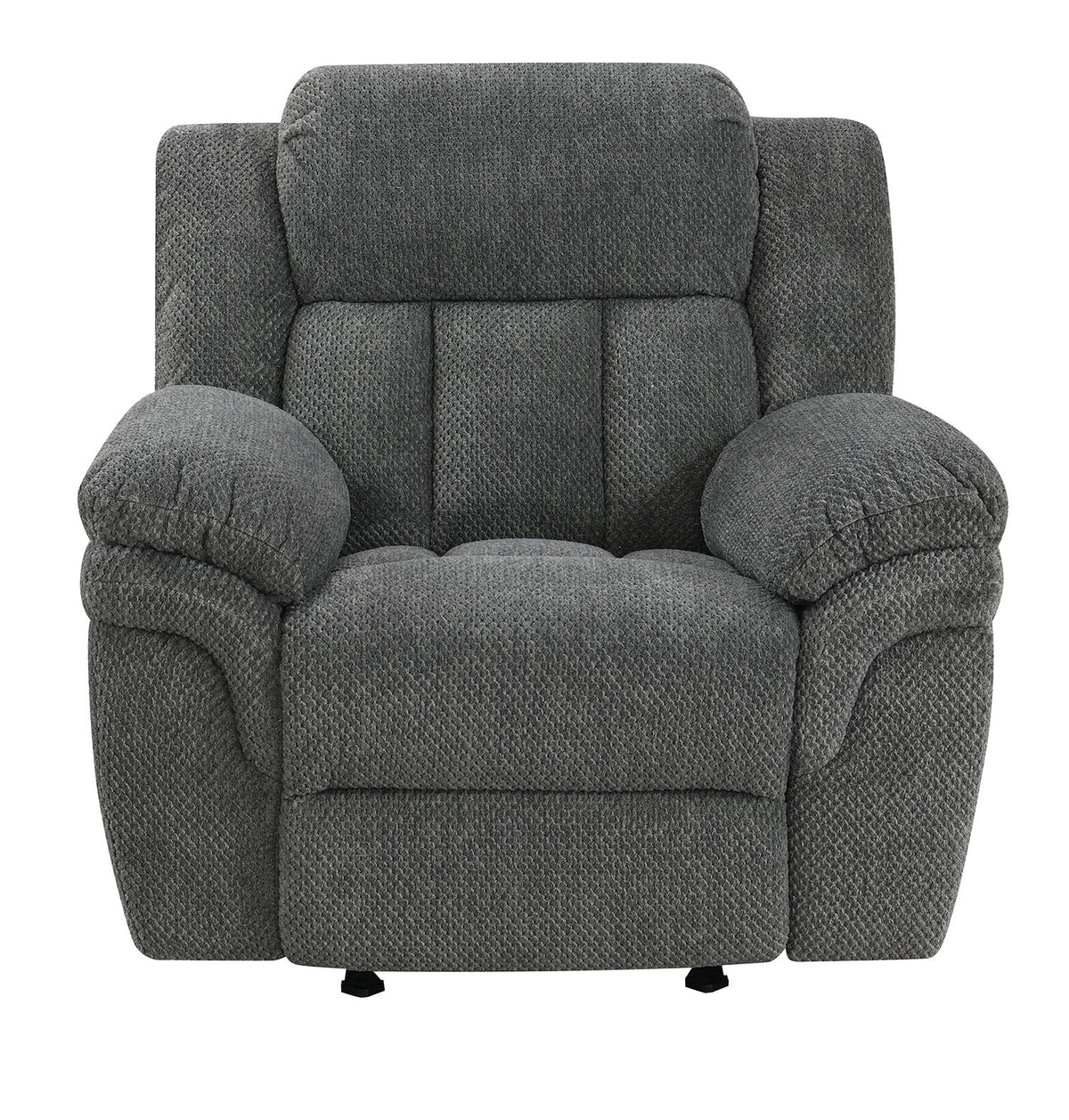 Lehi Gray Fabric Gliding Reclining Chair