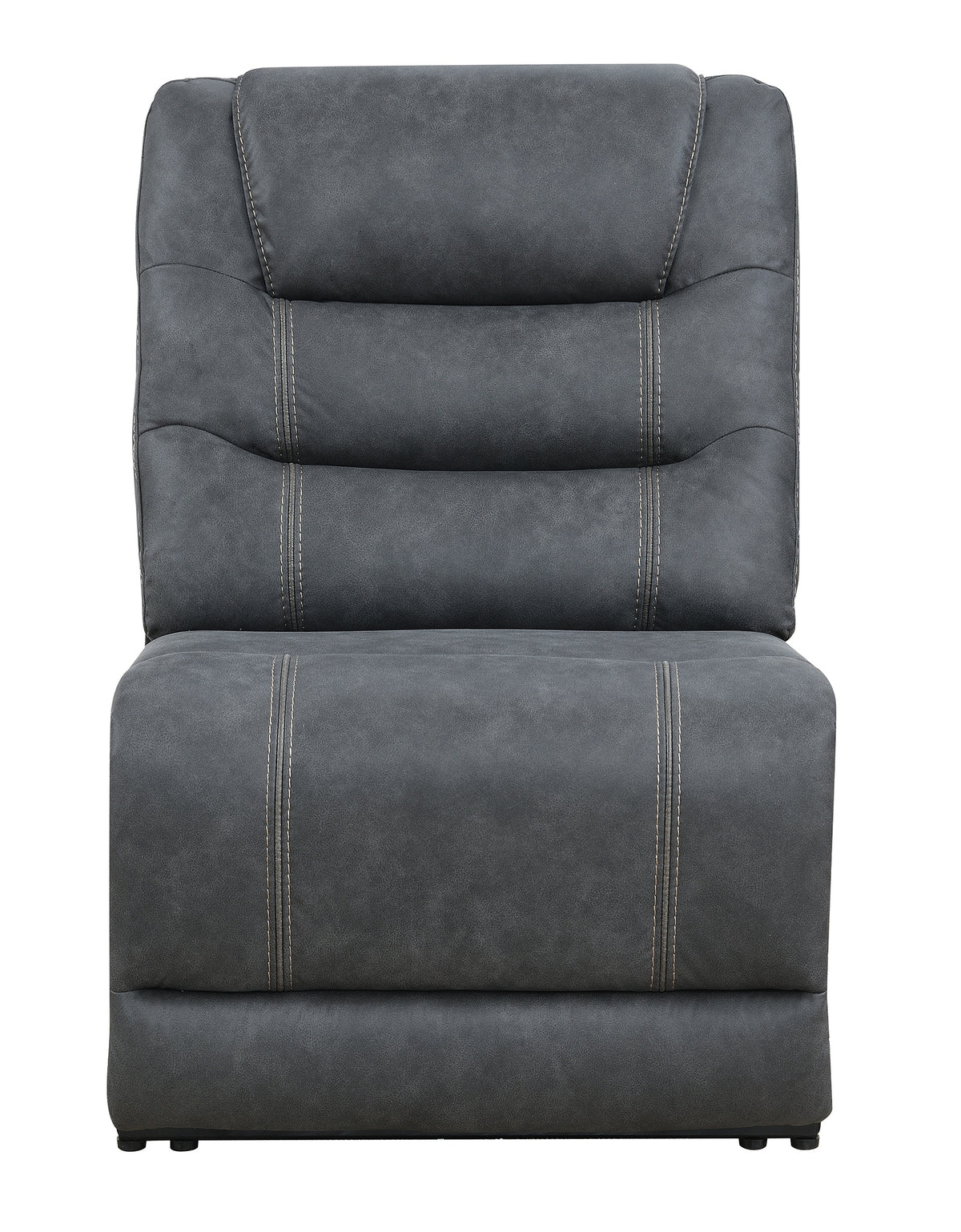 Tooele Graphite Fabric 6-Pc Dual Power Reclining Sectional with 3 Power Recliners
