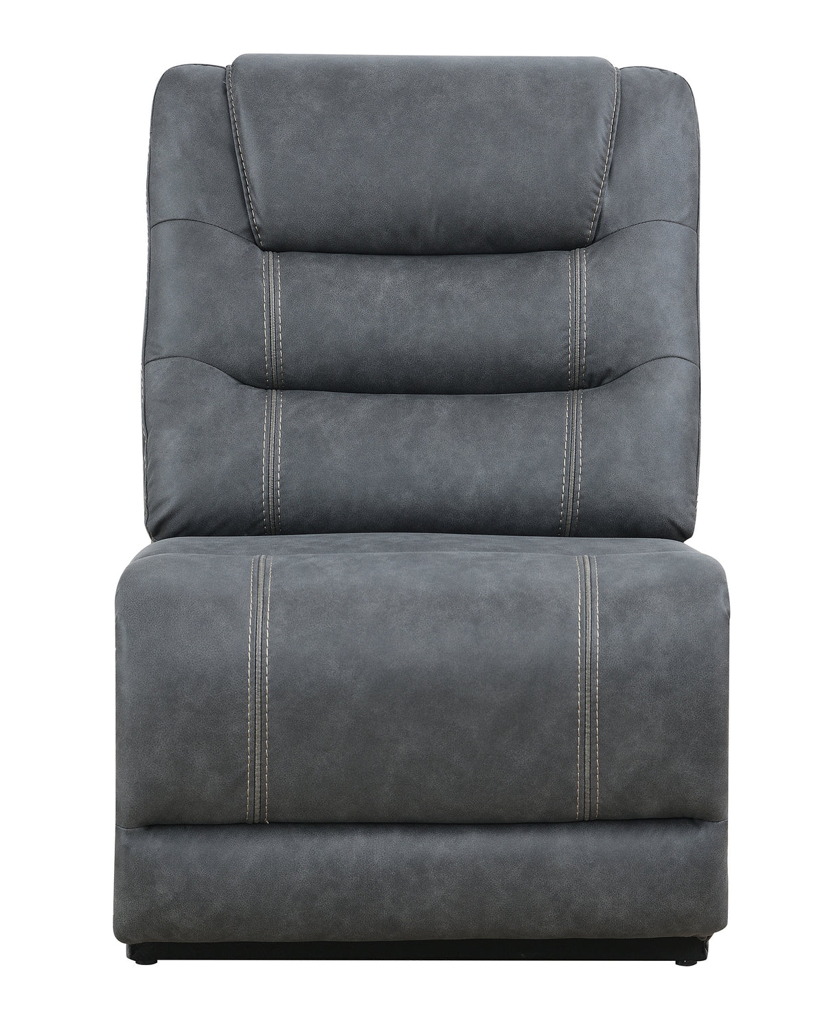 Tooele Graphite Fabric 6-Pc Dual Power Reclining Sectional with 3 Power Recliners