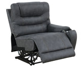 Tooele Graphite Fabric 6-Pc Dual Power Reclining Sectional with 3 Power Recliners