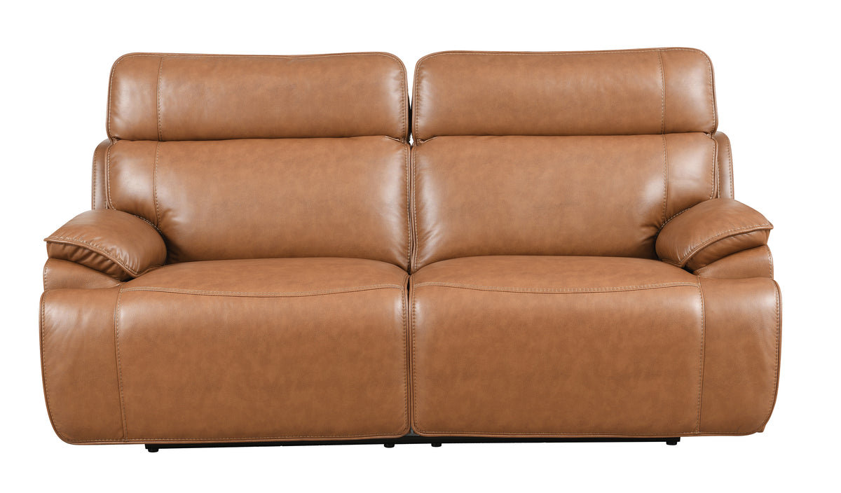 Heber Saddle Fabric Dual Power 2-Seater Reclining Sofa