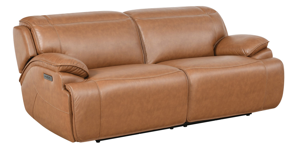 Heber Saddle Fabric Dual Power 2-Seater Reclining Sofa