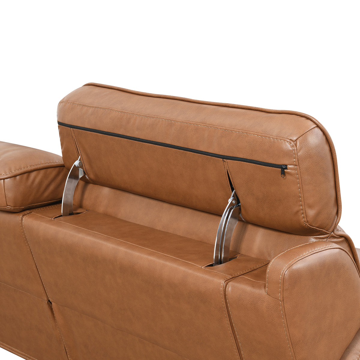 Heber Saddle Fabric Dual Power Reclining Chair