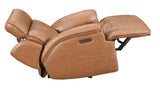 Heber Saddle Fabric Dual Power Reclining Chair
