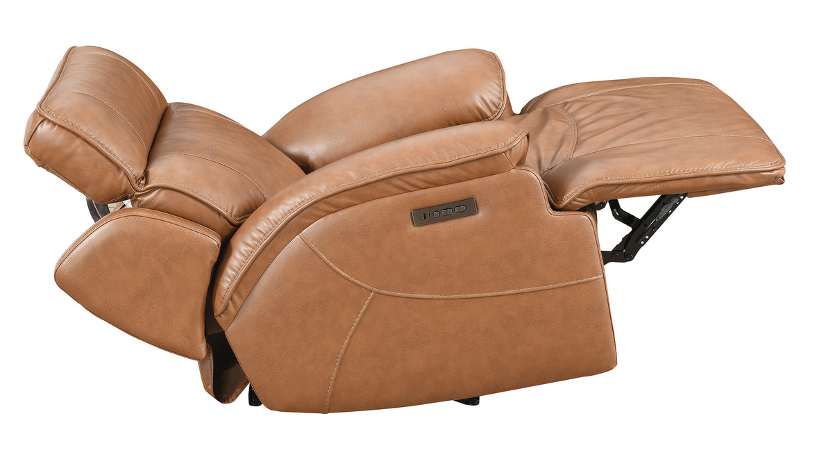 Heber Saddle Fabric Dual Power Reclining Chair