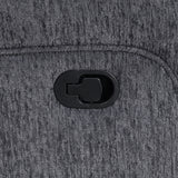 Moab Charcoal Fabric Recliner
