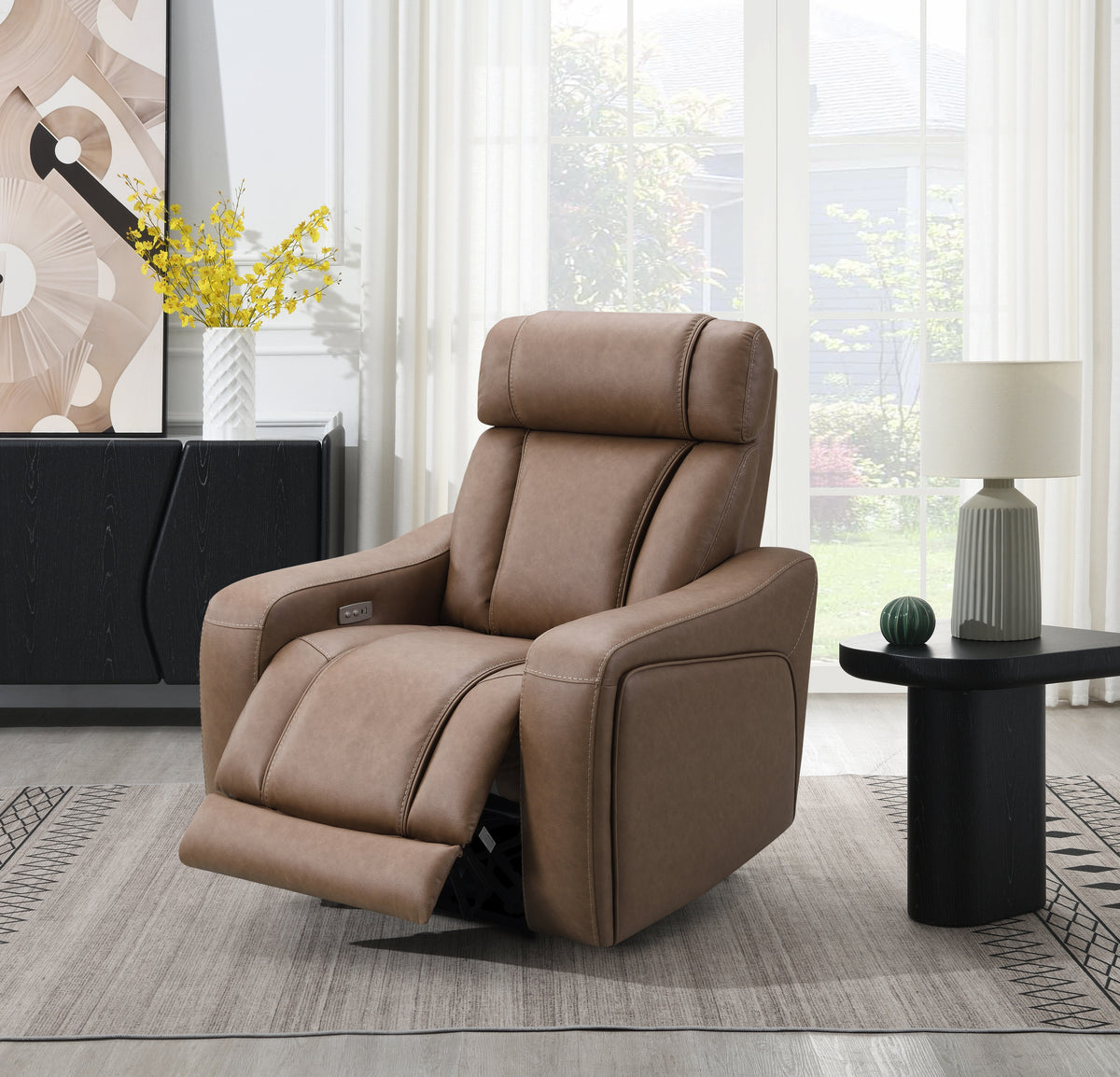 Bryce Sahara Fabric Power Reclining Chair