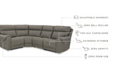 Starbot Fossil 4-Piece Power Reclining Sectional - Ornate Home