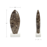 Boda Brown Dark Emperador Marble Sculpture