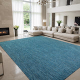 Alora Aqua Outdoor Area Rug | UV-Protected Jute-Look