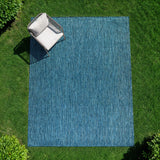 Alora Aqua Outdoor Area Rug | UV-Protected Jute-Look