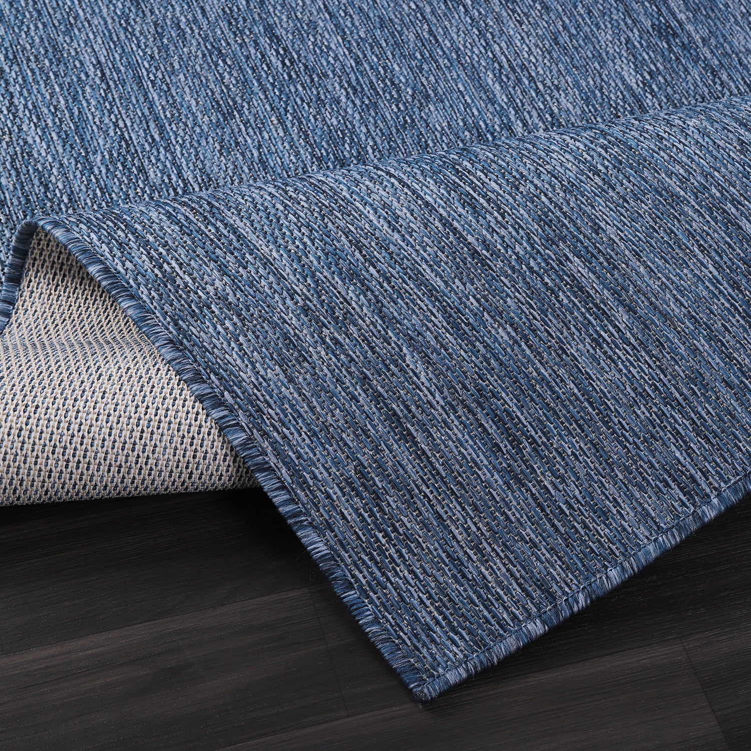 Alora Azure Outdoor Area Rug | Hose-Washable Patio Rug