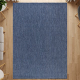 Alora Azure Outdoor Area Rug | Hose-Washable Patio Rug