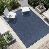 Alora Azure Outdoor Area Rug | Hose-Washable Patio Rug