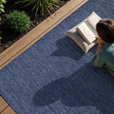 Alora Azure Outdoor Area Rug | Hose-Washable Patio Rug