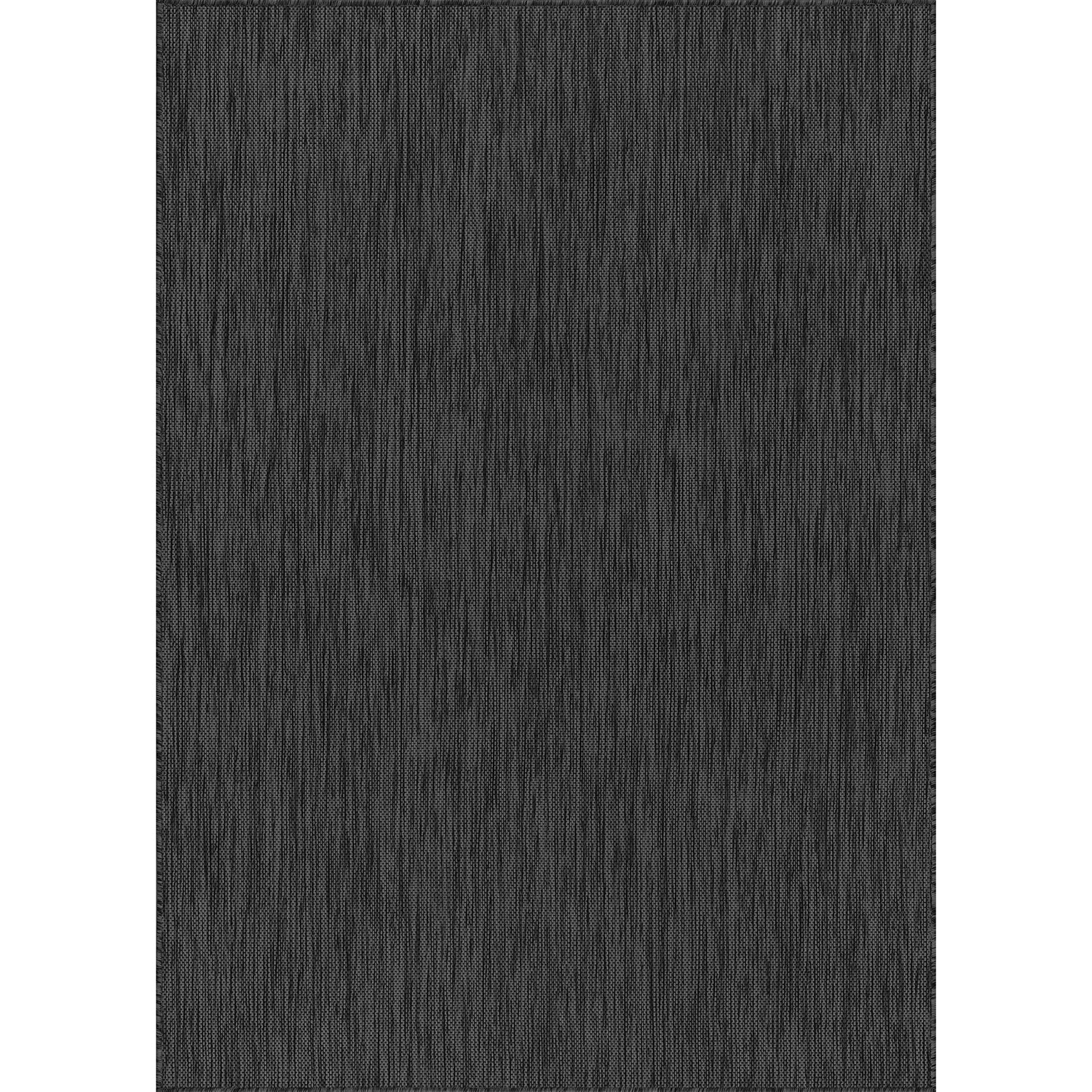 Alora Dark Gray Outdoor Rug | Heavy-Duty Patio Essential
