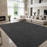 Alora Dark Gray Outdoor Rug | Heavy-Duty Patio Essential