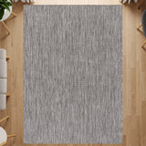 Alora Gray Outdoor Area Rug | Modern Weatherproof Rug