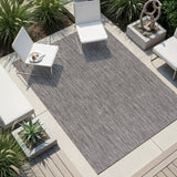 Alora Gray Outdoor Area Rug | Modern Weatherproof Rug