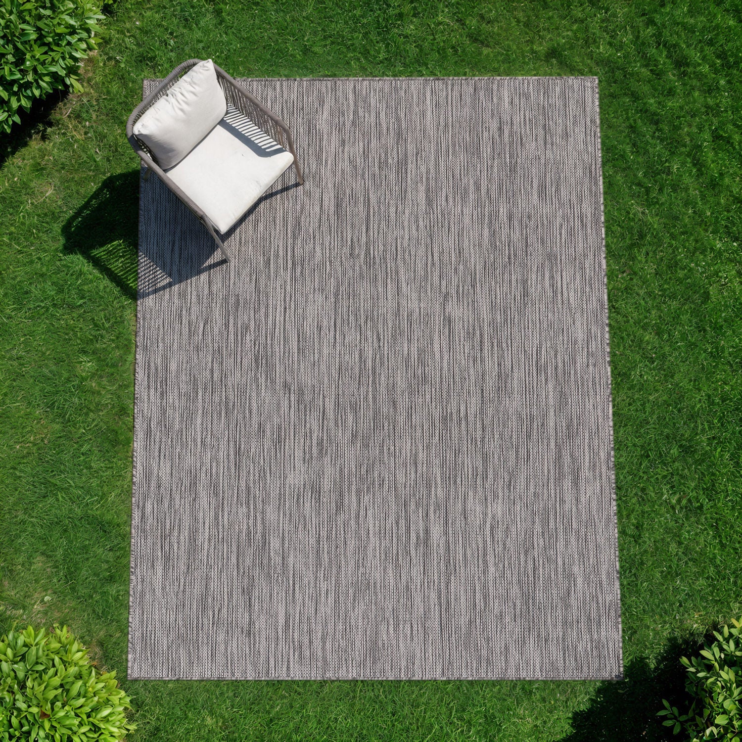 Alora Gray Outdoor Area Rug | Modern Weatherproof Rug