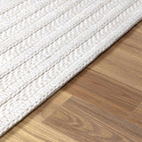 Alice Braided Faux Silk & Wool Rug - Clearance