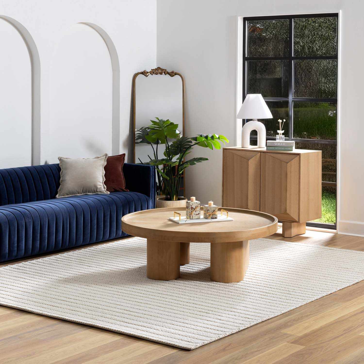 Alice Braided Faux Silk & Wool Rug - Clearance