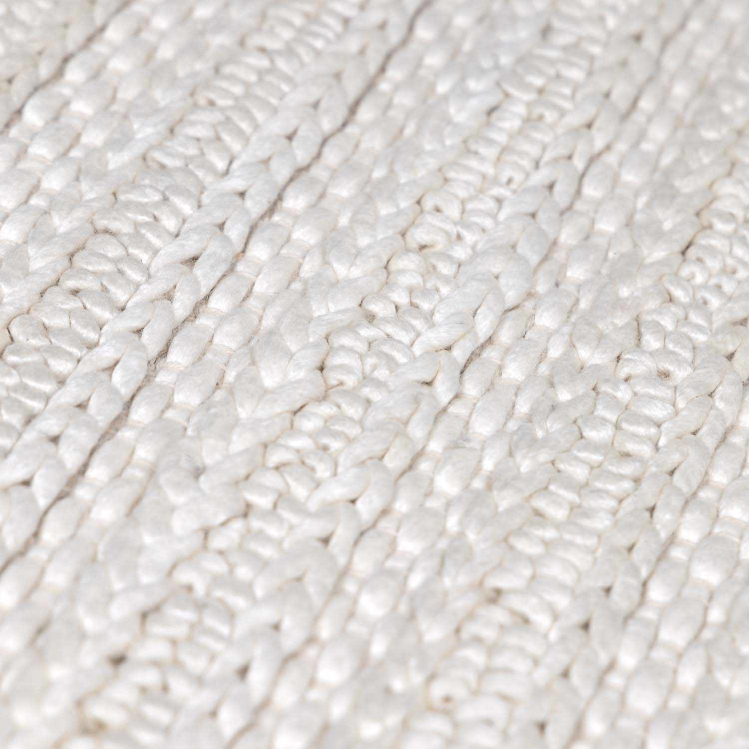 Alice Braided Faux Silk & Wool Rug - Clearance