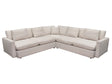 Arcadia Cream 3pc Corner Sectional - Ornate Home